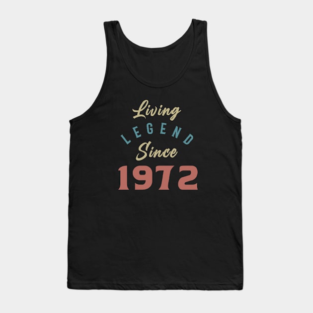 living legend since 1972 Tank Top by kakimonkey